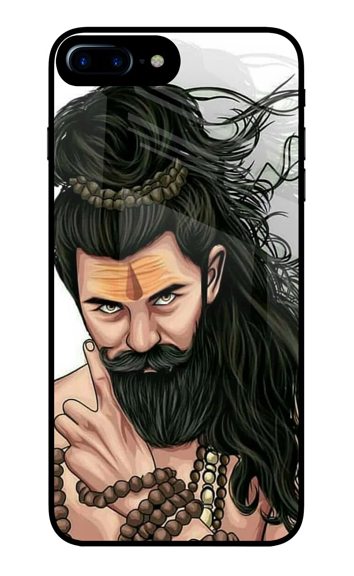 Mahadev iPhone 7 Plus Glass Case Back Cover by Casekaro