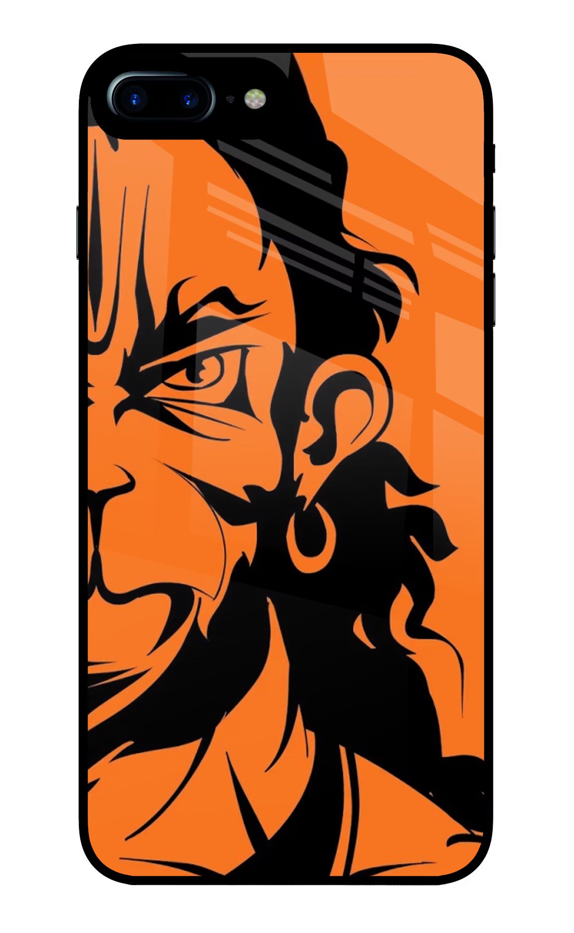 Hanuman iPhone 7 Plus Glass Case Back Cover by Casekaro