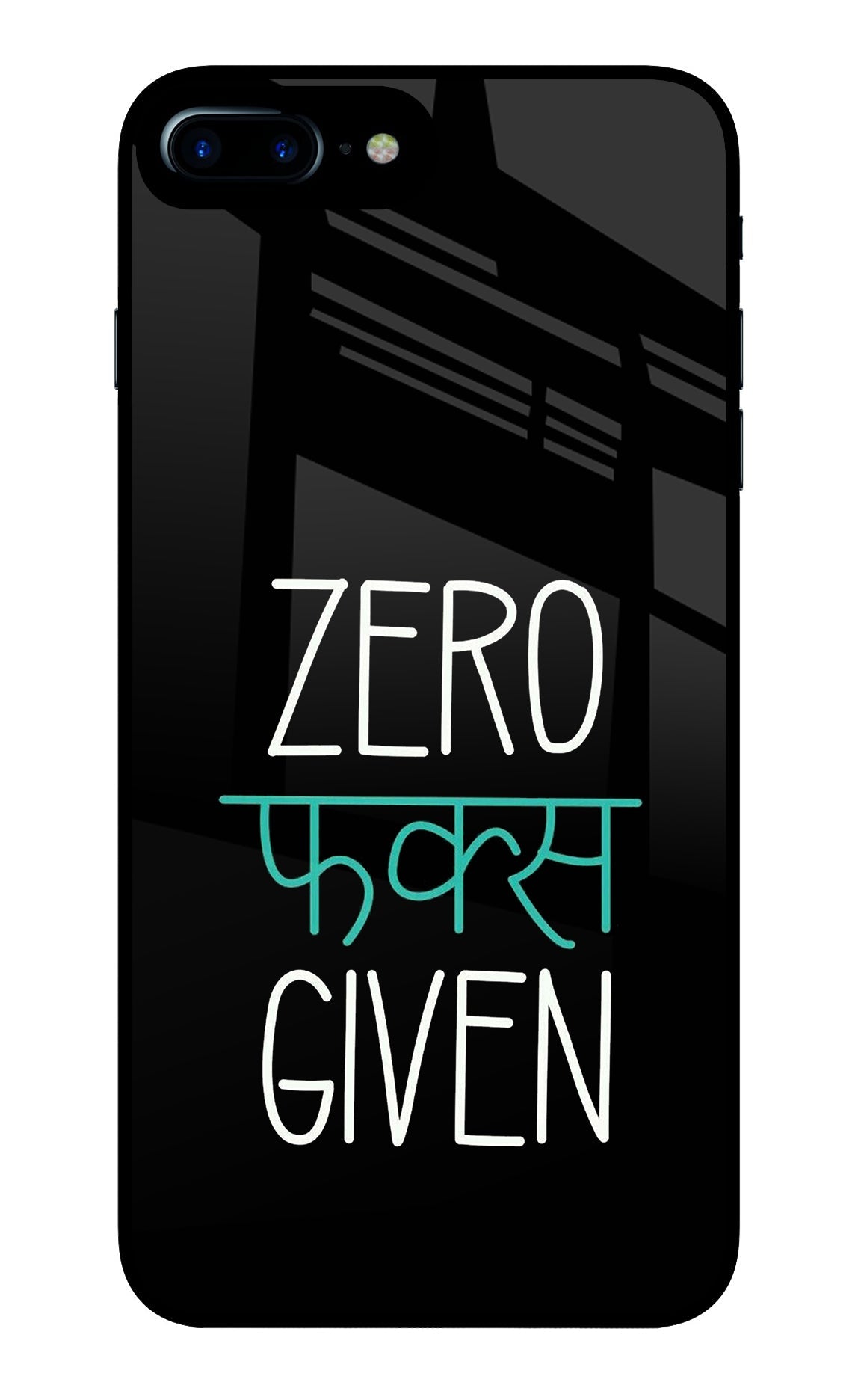 Zero Fucks Given iPhone 7 Plus Back Cover