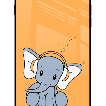 High On Music iPhone 7 Plus Glass Case Back Cover by Casekaro