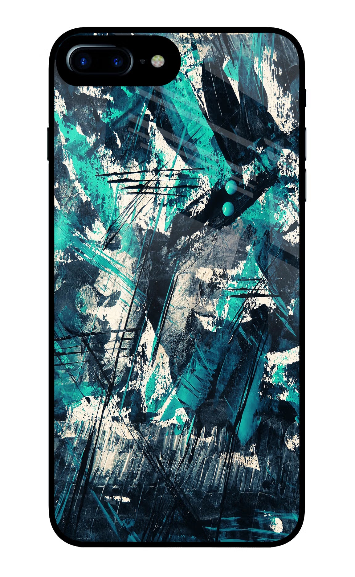 Artwork iPhone 7 Plus Glass Case Back Cover by Casekaro