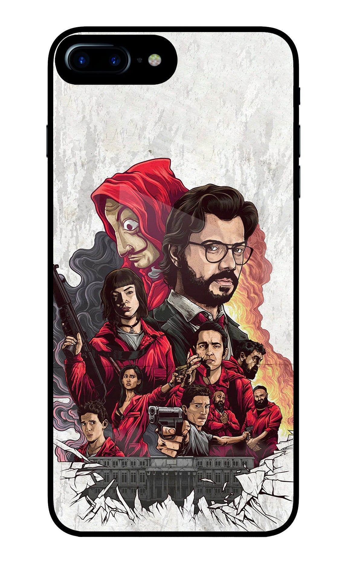 Money Heist Artwork iPhone 7 Plus Back Cover