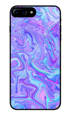 Glitter iPhone 7 Plus Glass Case Back Cover by Casekaro