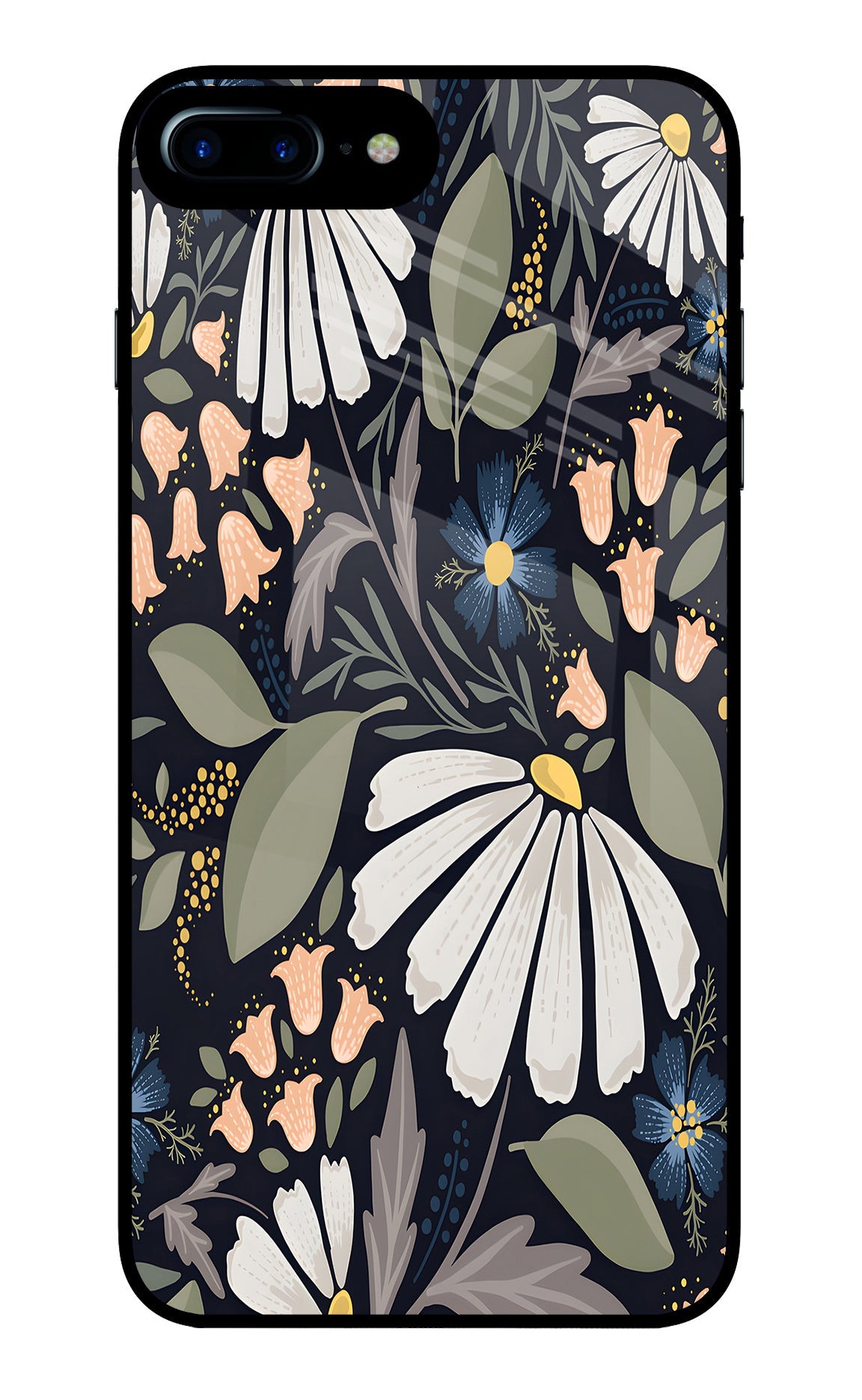 Flowers Art iPhone 7 Plus Glass Case