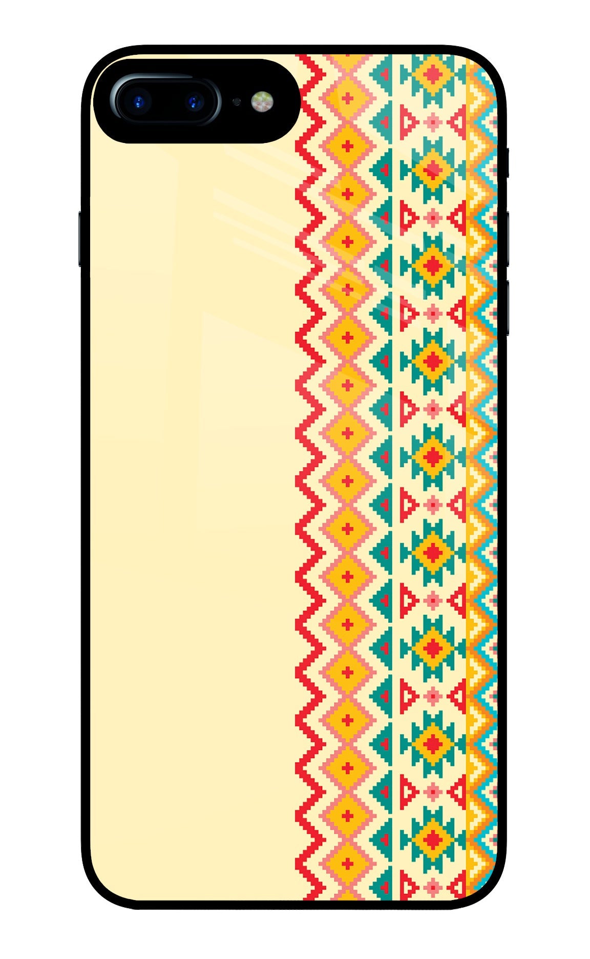 Ethnic Seamless iPhone 7 Plus Glass Case