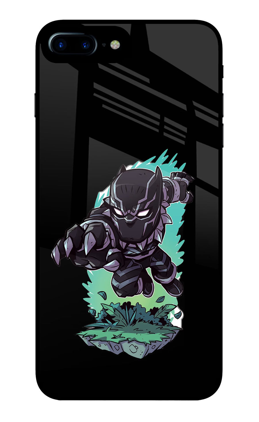Black Panther iPhone 7 Plus Back Cover, Glass case