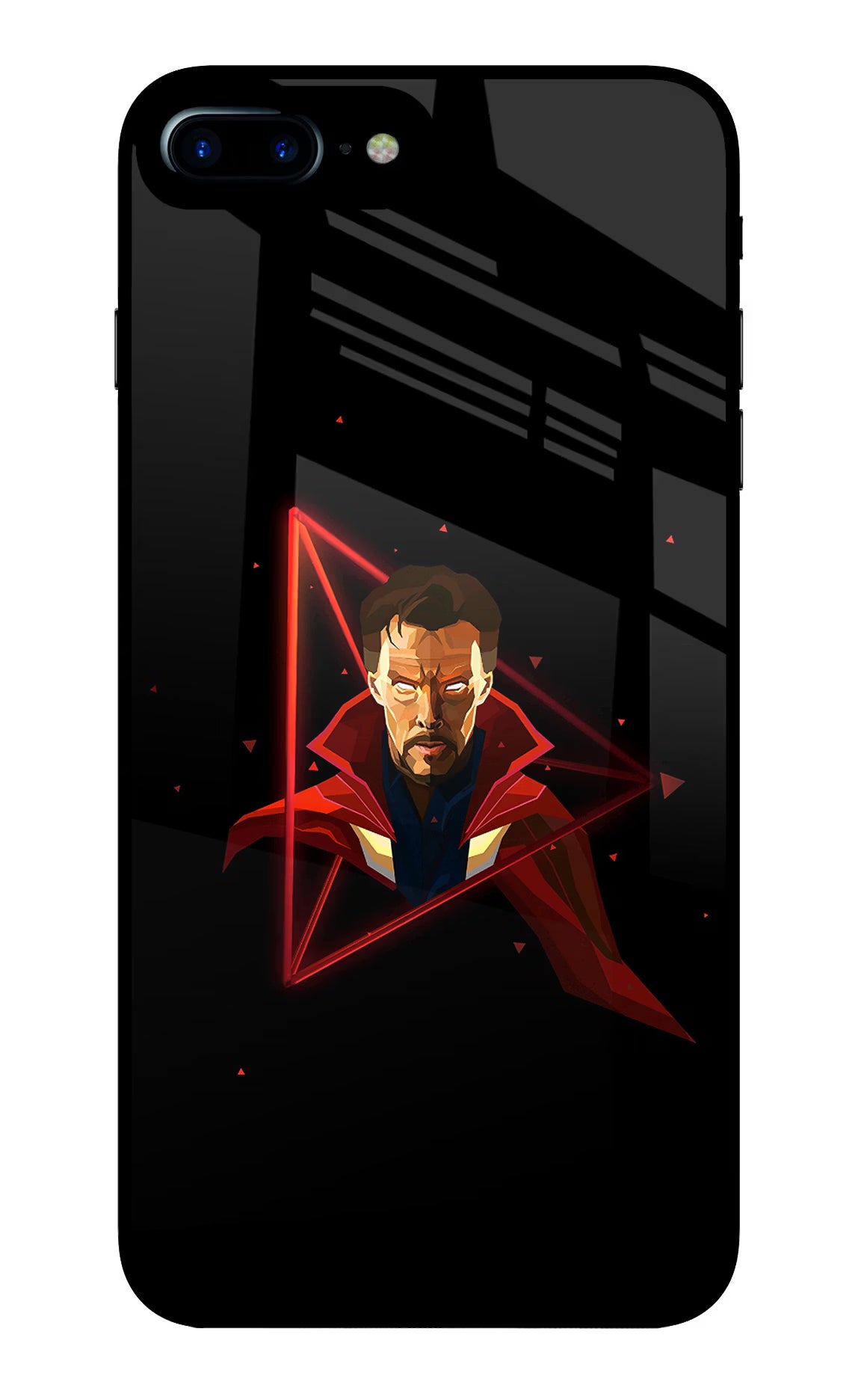 Doctor Ordinary iPhone 7 Plus Glass Case Back Cover by Casekaro