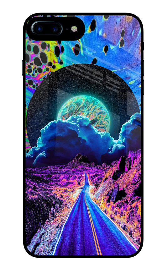 Psychedelic Painting iPhone 7 Plus Glass Case