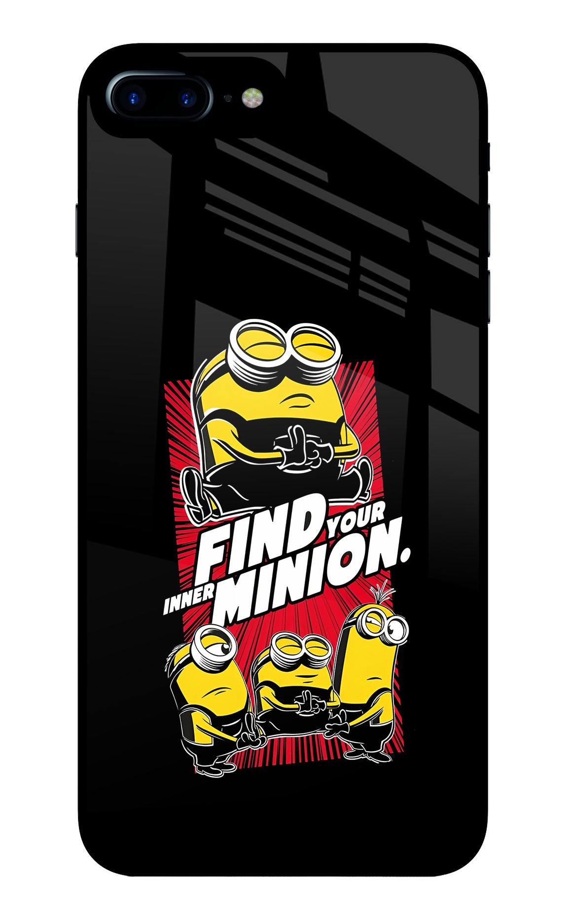 Find your inner Minion iPhone 7 Plus Glass Case