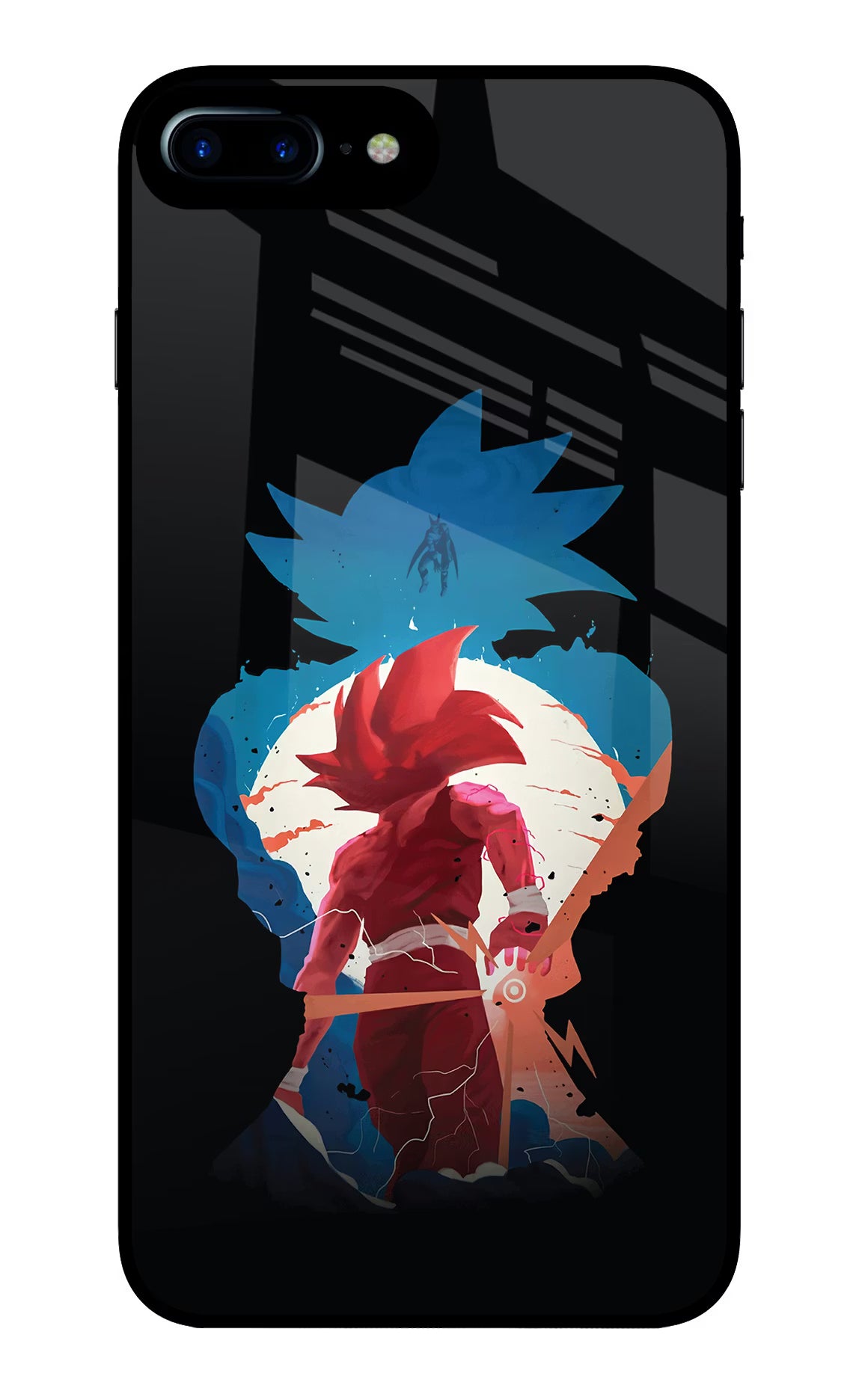 Goku iPhone 7 Plus Glass Case Back Cover by Casekaro