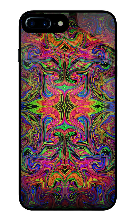 Psychedelic Art iPhone 7 Plus Glass Case