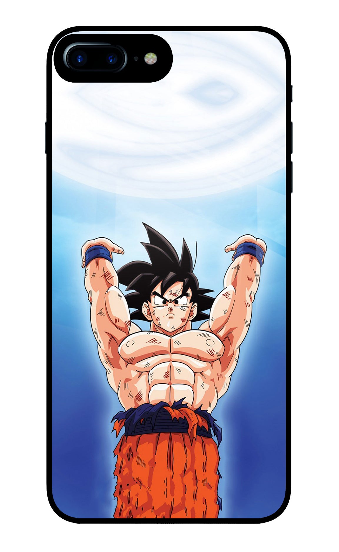 Goku Power iPhone 7 Plus Glass Case
