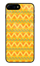 Tribal Pattern iPhone 7 Plus Glass Case Back Cover by Casekaro