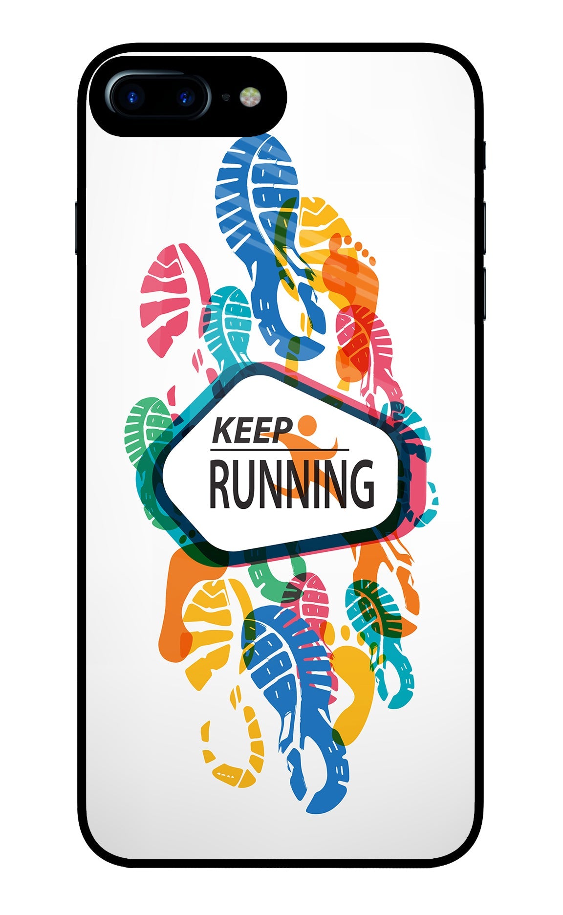 Keep Running iPhone 7 Plus Back Cover