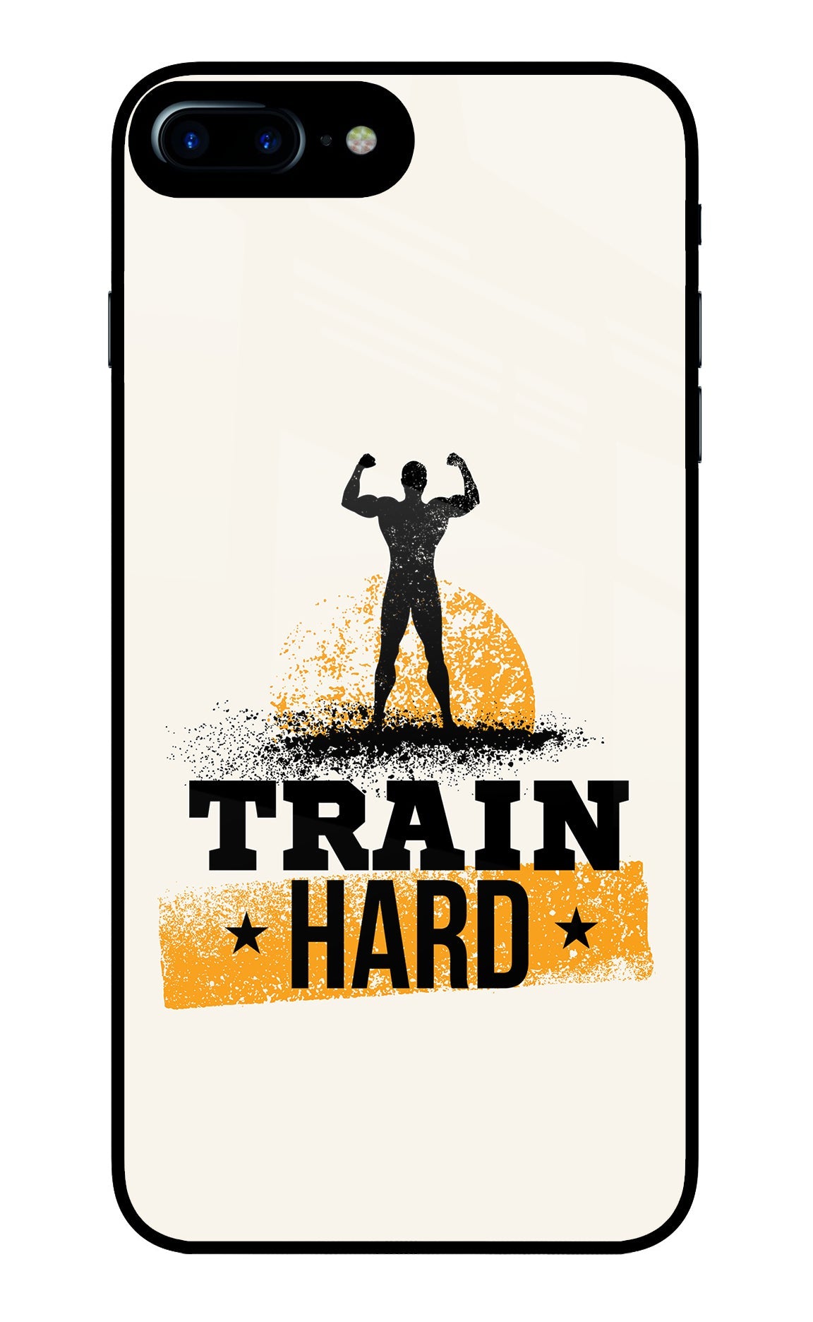 Train Hard iPhone 7 Plus Glass Case