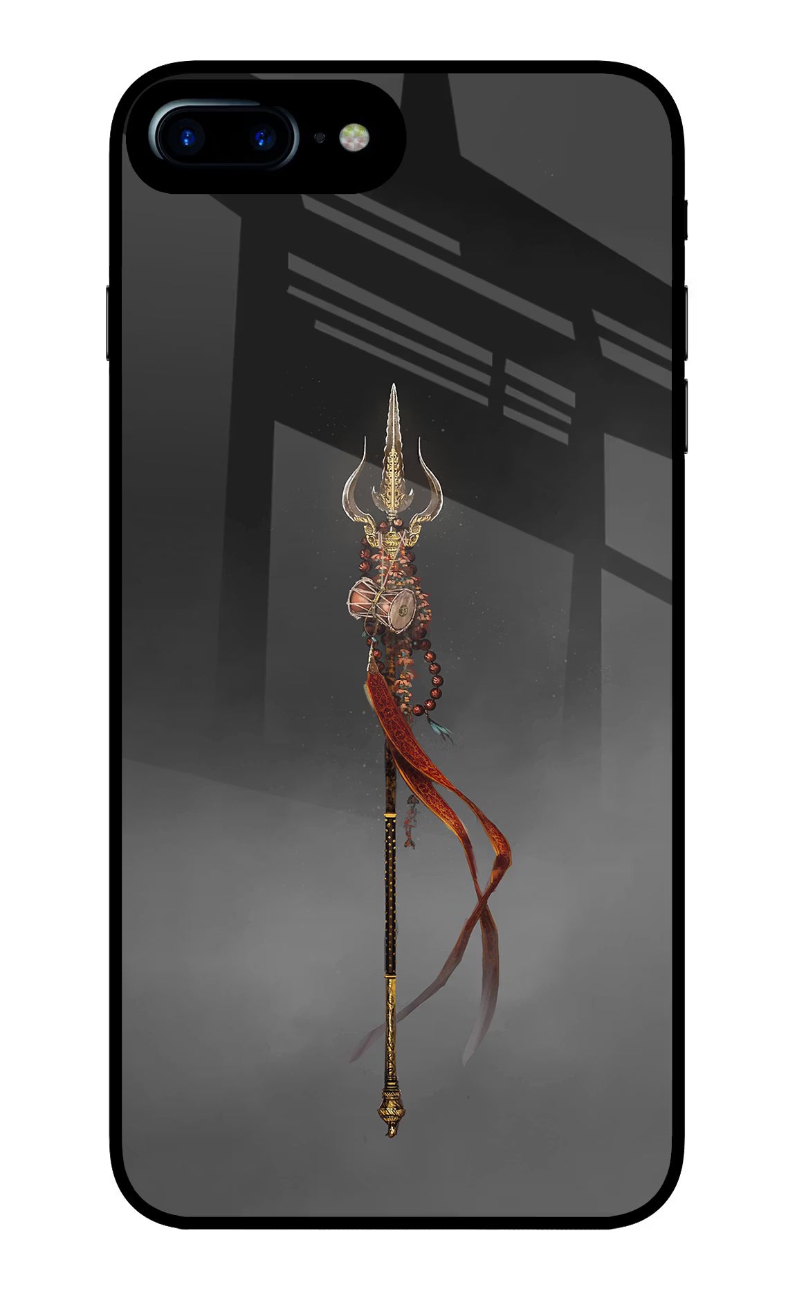 Shiv Trishul iPhone 7 Plus Glass Case Back Cover by Casekaro