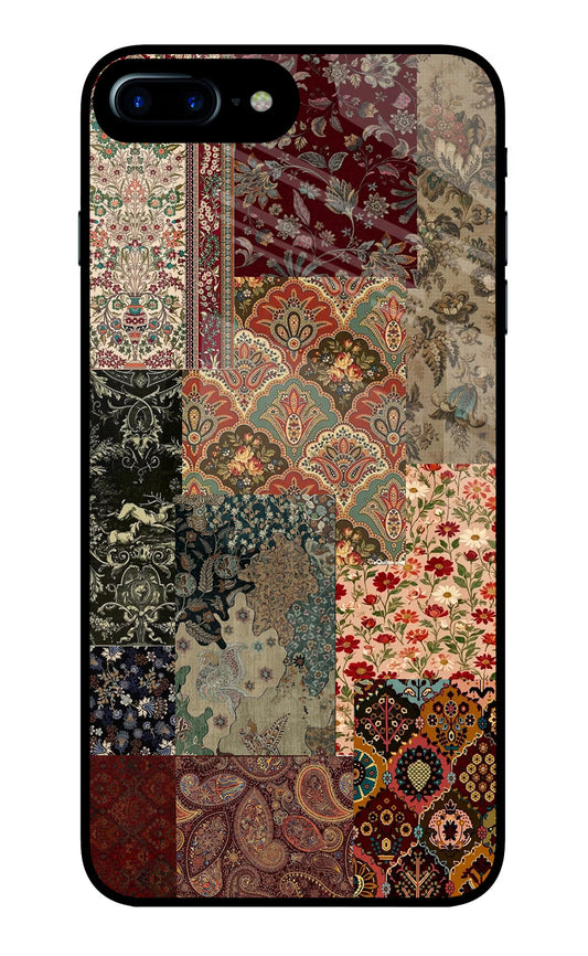 Desi Print iPhone 7 Plus Glass Case