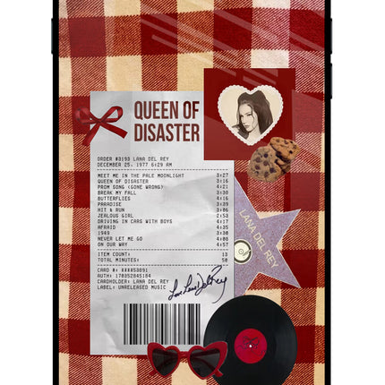 Queen of Disaster iPhone 7 Plus Glass Case