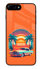 Palm Drive 80s iPhone 7 Plus Glass Case