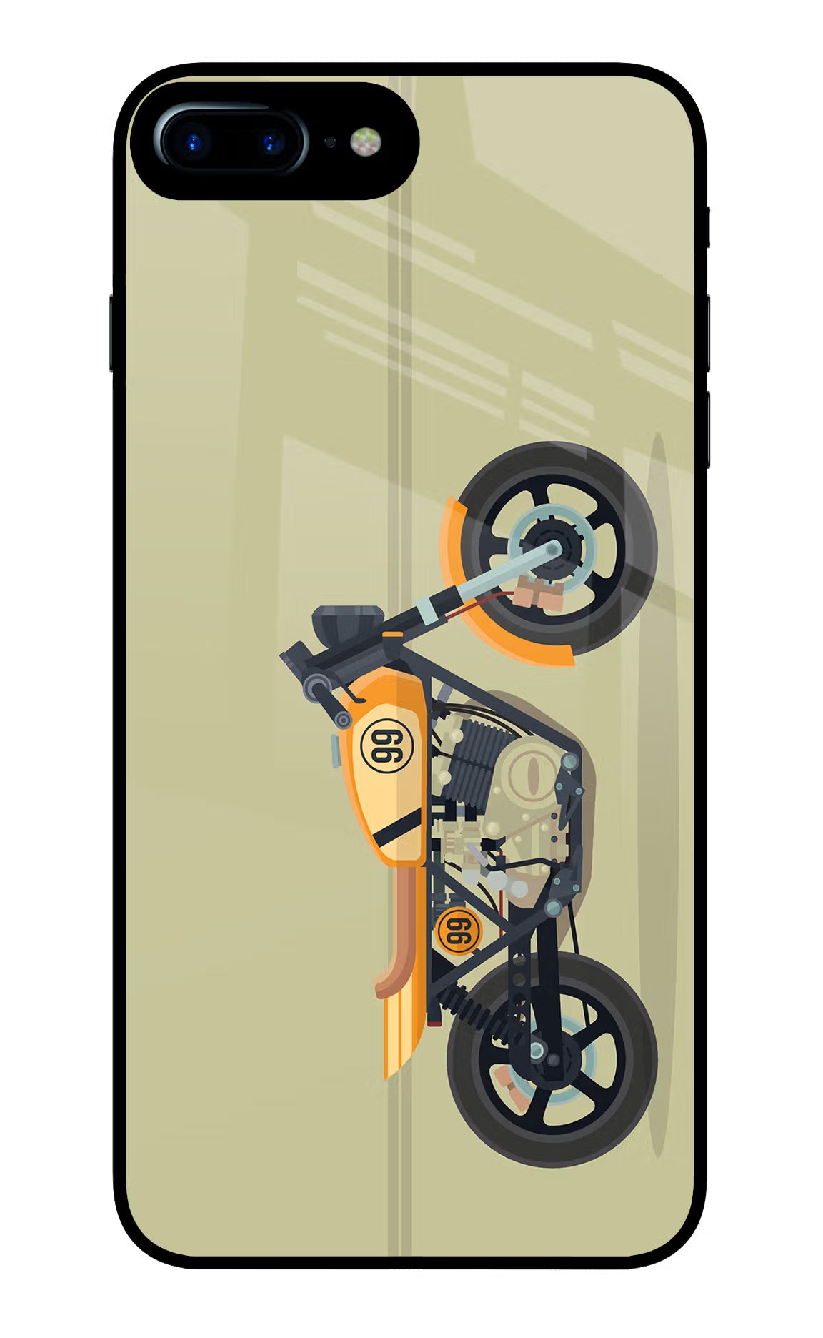 Vertical Speedster iPhone 7 Plus Glass Case