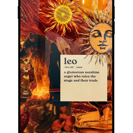 Leo Zodiac iPhone 7 Plus Glass Case