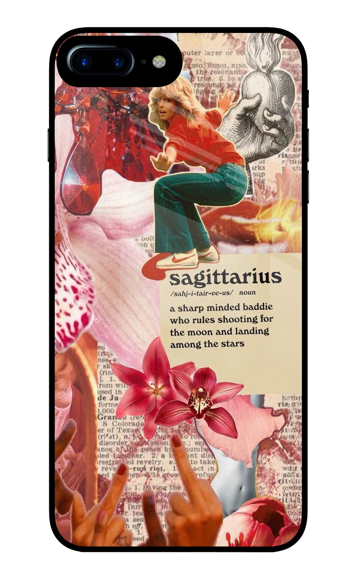 Sagittarius Zodiac iPhone 7 Plus Glass Case