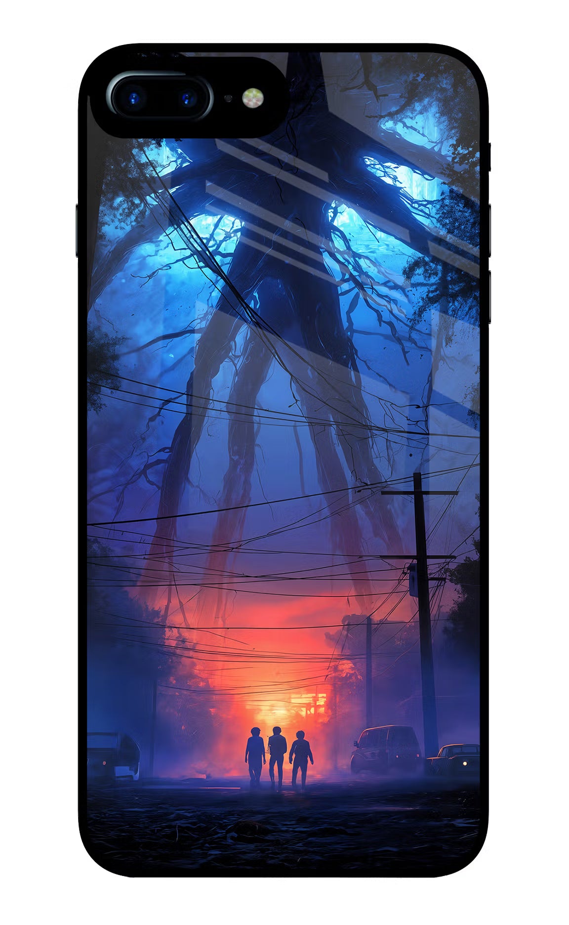 Ordinary Things Shadow iPhone 7 Plus Glass Case Back Cover by Casekaro