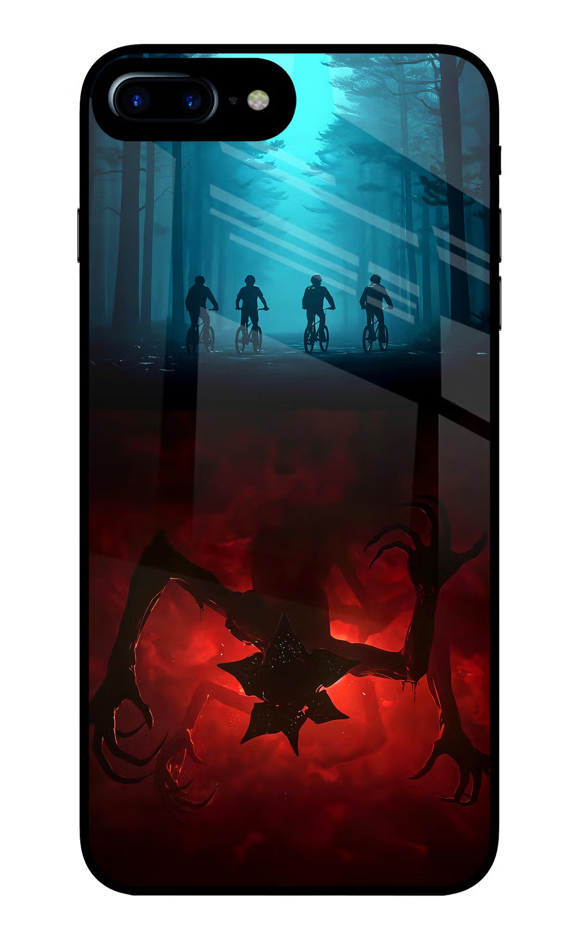 Ordinary Things Downside Up iPhone 7 Plus Glass Case Back Cover by Casekaro