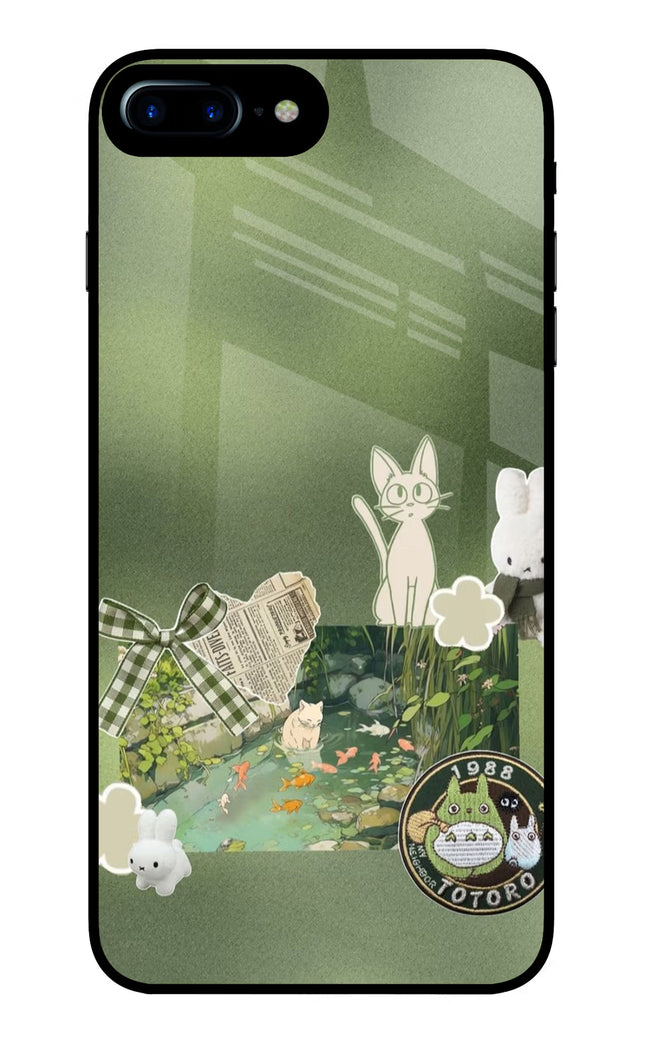 Aesthetic anime iPhone 7 Plus Glass Case