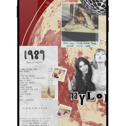 Taylor Swift iPhone 7 Plus Glass Case