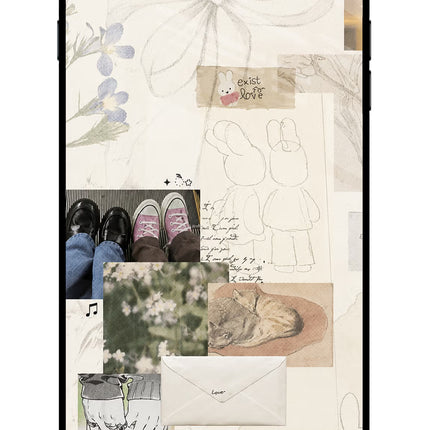 Soft Aesthetic iPhone 7 Plus Glass Case