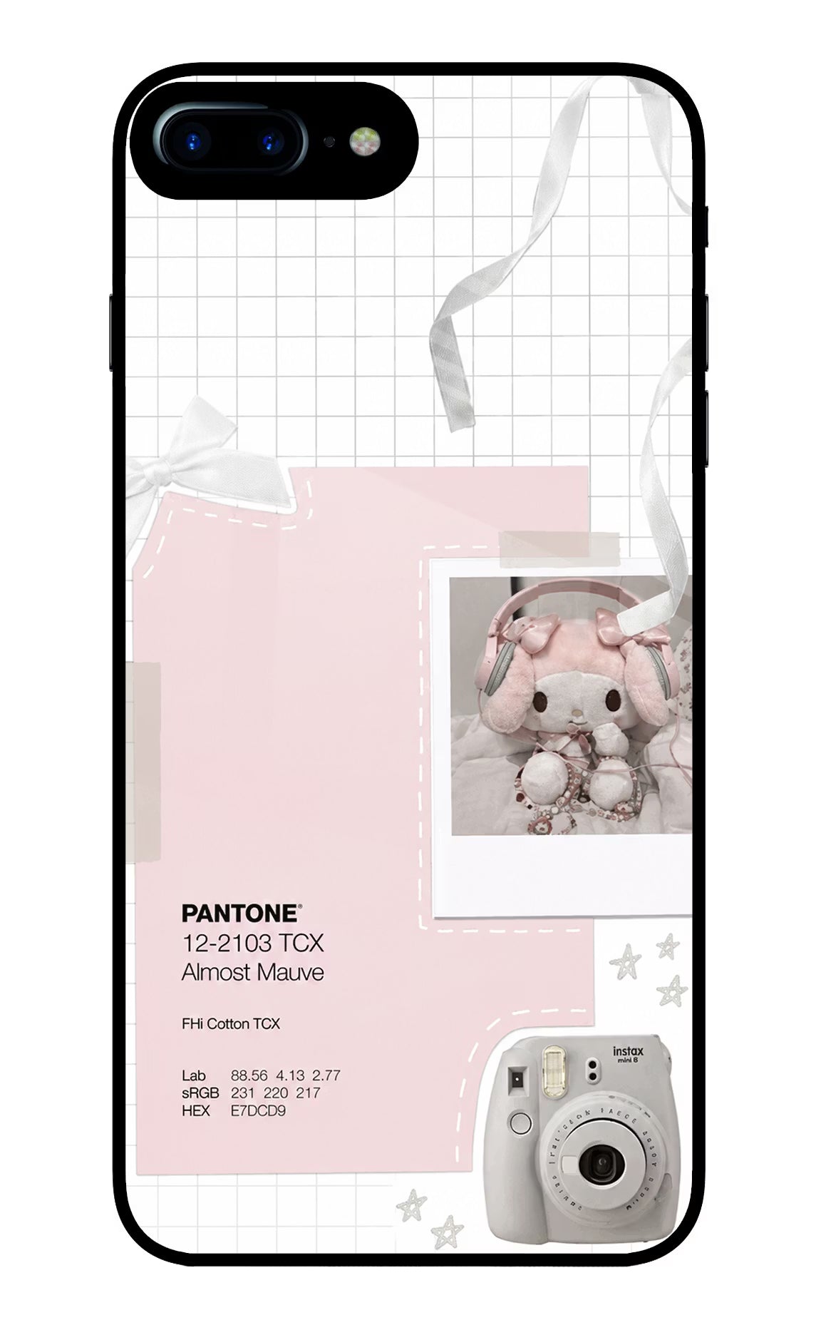 Pantone Asthetic iPhone 7 Plus Glass Case