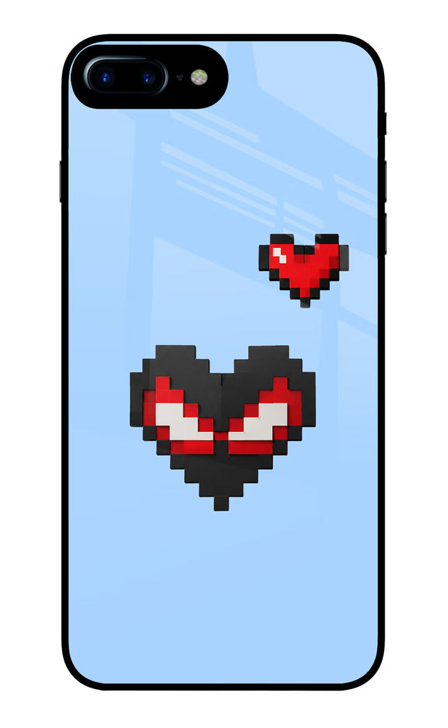 Peter Heart iPhone 7 Plus Glass Case