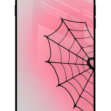 Pink Web iPhone 7 Plus Glass Case