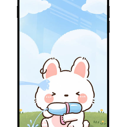 Bunny Treat iPhone 7 Plus Glass Case