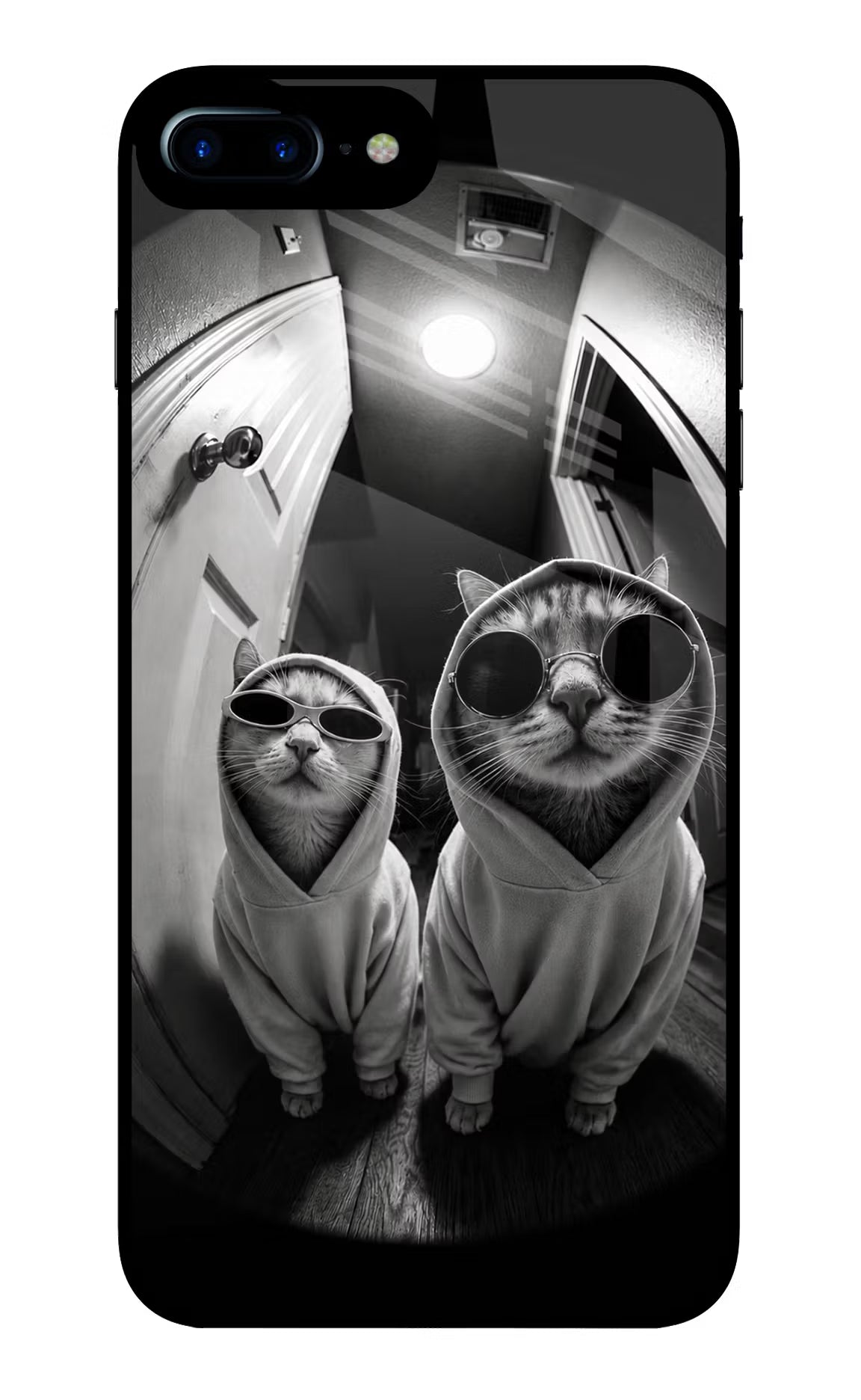 Hood Cats iPhone 7 Plus Glass Case