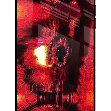 Fire Eye iPhone 7 Plus Glass Case Back Cover by Casekaro