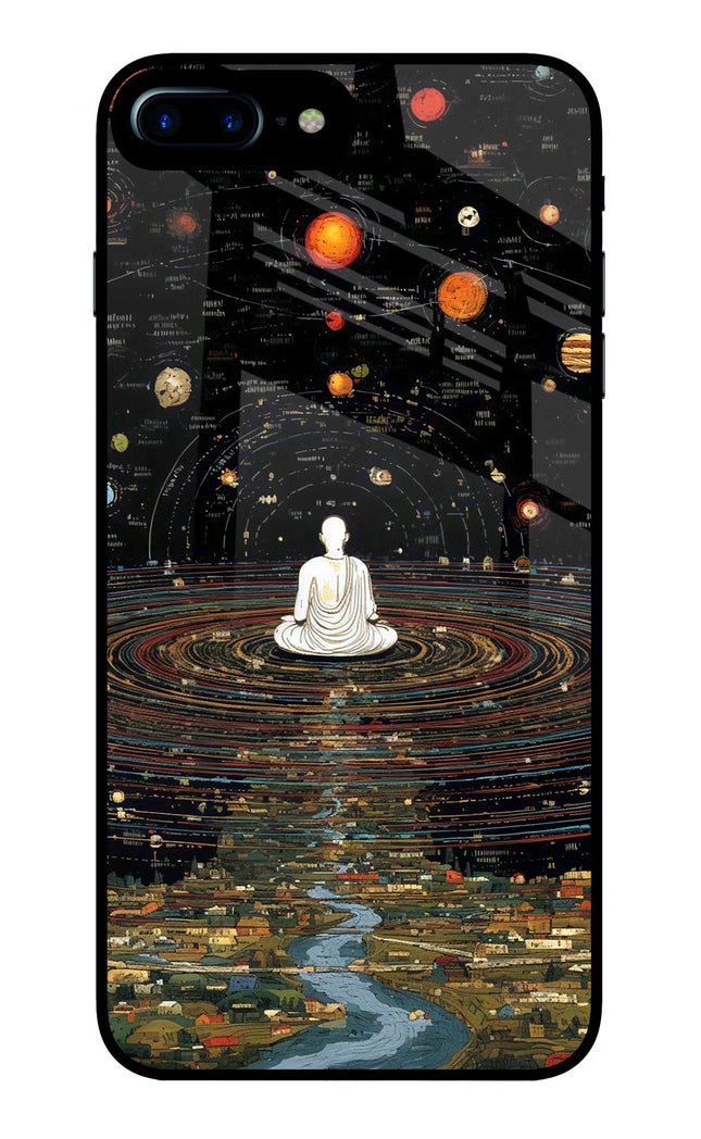 Space Monk iPhone 7 Plus Glass Case