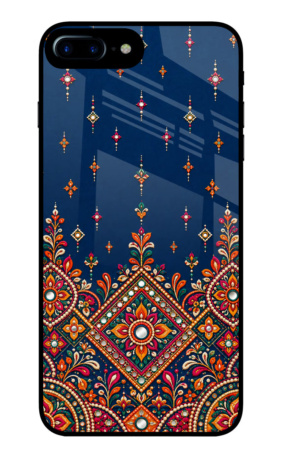Neel Noor iPhone 7 Plus Back Cover, Glass case