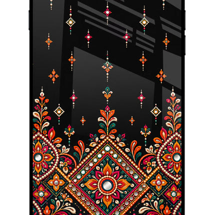 Noir Mehfil iPhone 7 Plus Glass Case