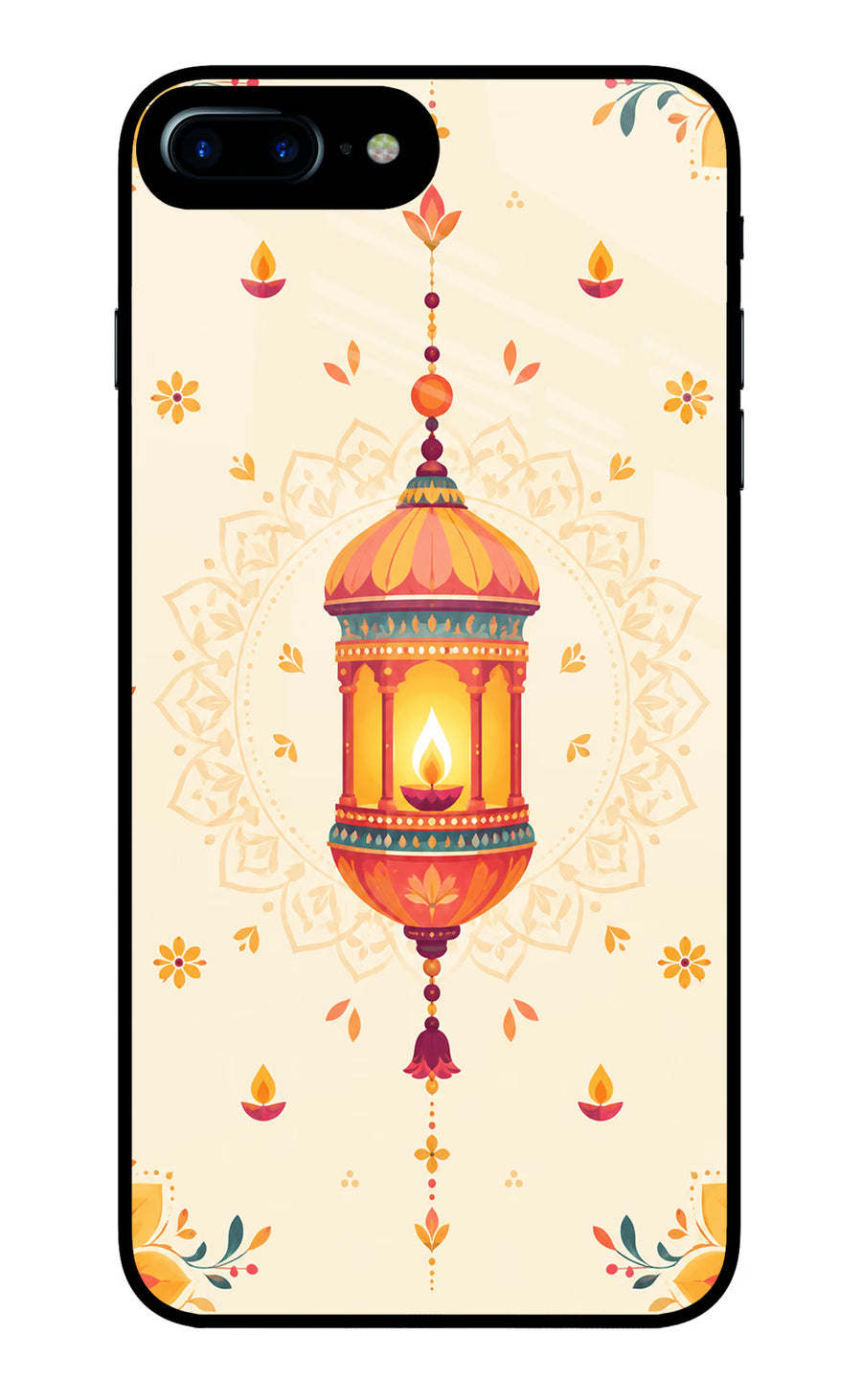 Golden Lantern iPhone 7 Plus Back Cover, Glass case