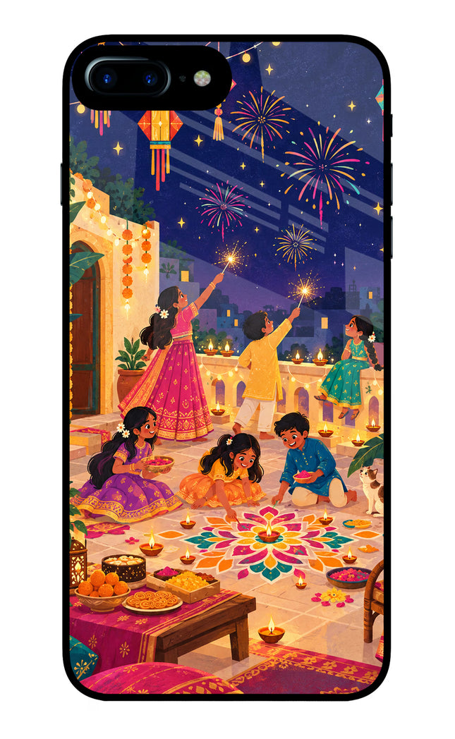 Diwali Night iPhone 7 Plus Glass Case