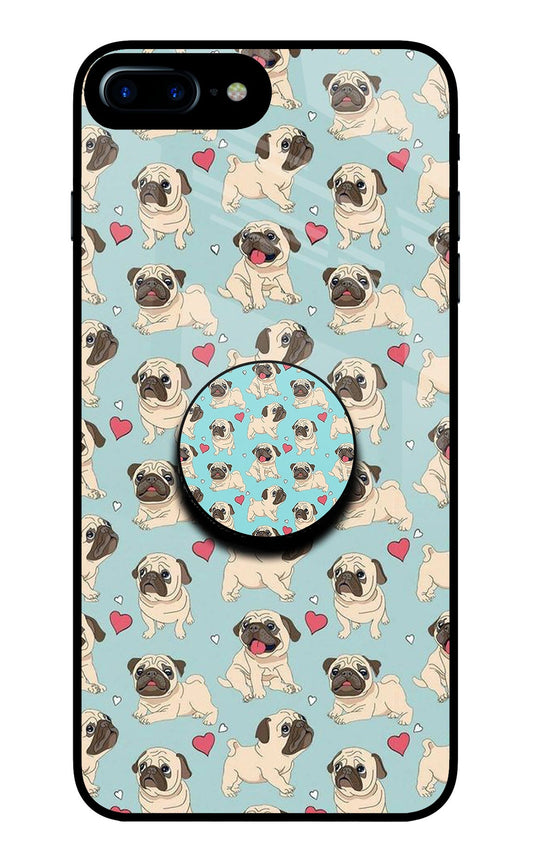 Pug Dog iPhone 7 Plus Glass Case