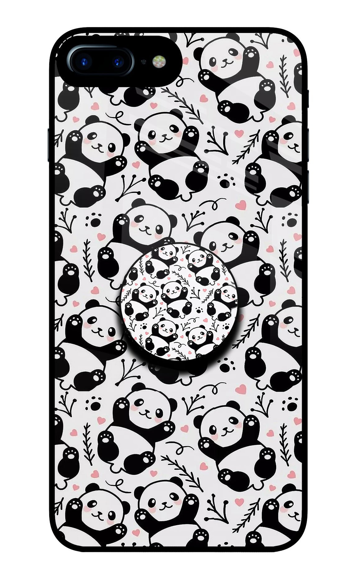 Cute Panda iPhone 7 Plus Pop Case