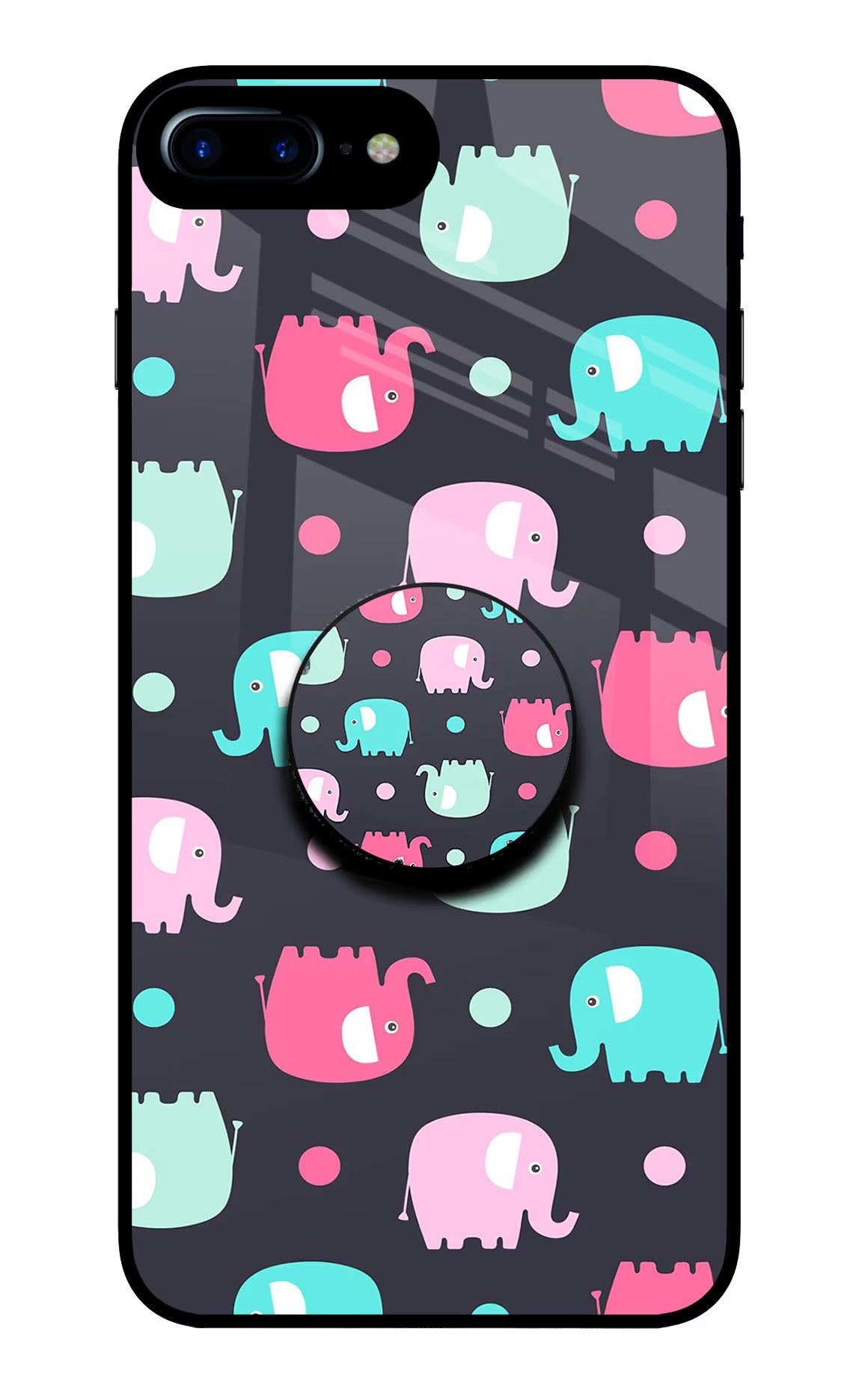 Baby Elephants iPhone 7 Plus Pop Case by Casekaro