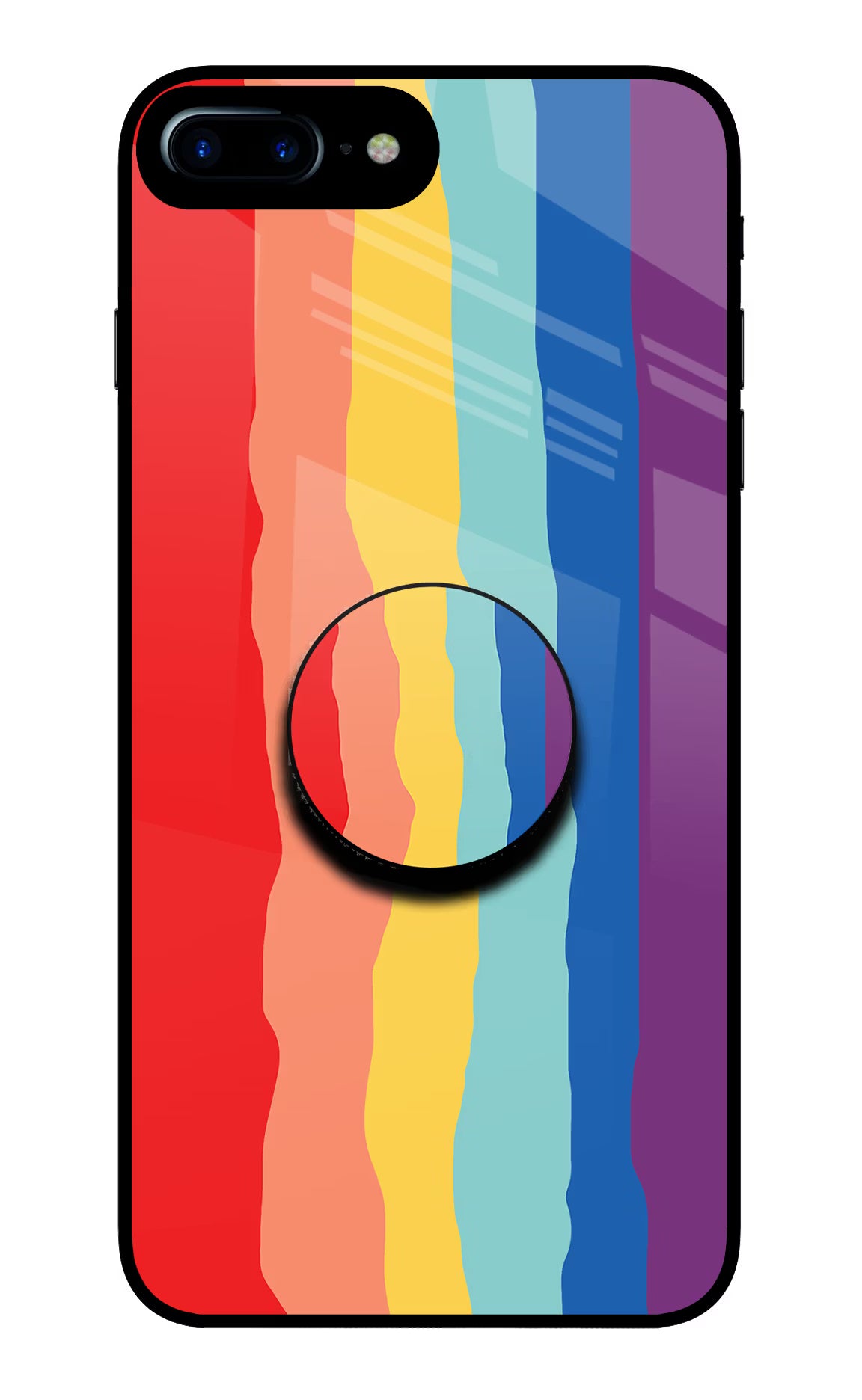 Rainbow iPhone 7 Plus Pop Case by Casekaro