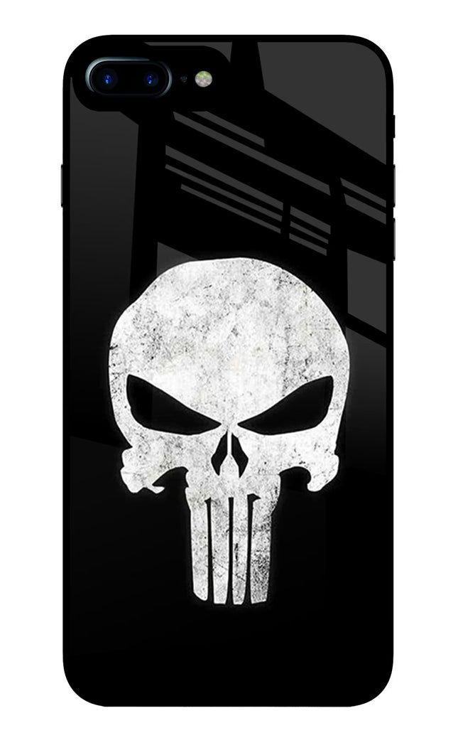 Punisher Skull iPhone 8 Plus Glass Case