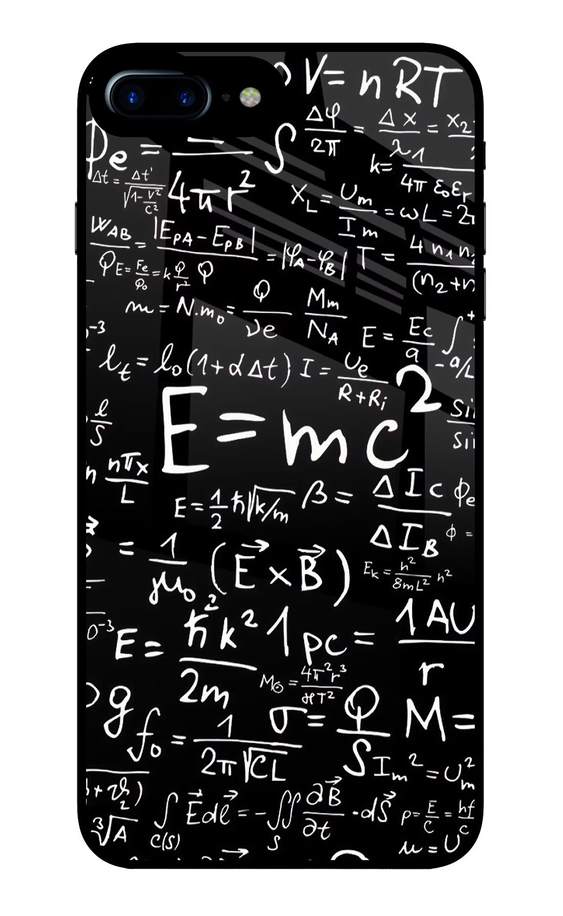 Physics Formula iPhone 8 Plus Glass Case