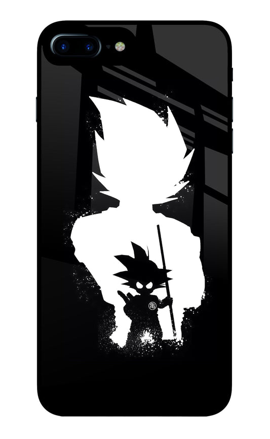 Goku Shadow iPhone 8 Plus Glass Case