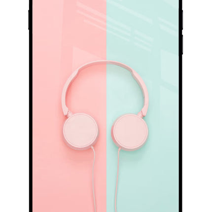 Music Lover iPhone 8 Plus Glass Case Back Cover by Casekaro